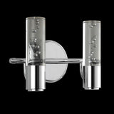 Bolha Minimalist Modern Bubble Acrylic/Iron Integrated LED Vanity Light - JONATHAN Y