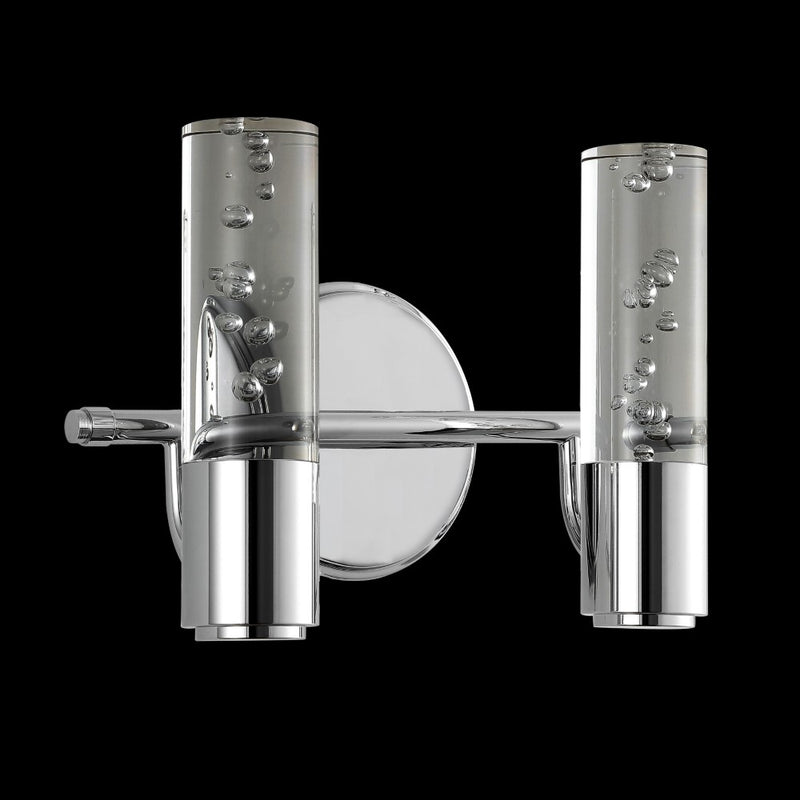 Bolha Minimalist Modern Bubble Acrylic/Iron Integrated LED Vanity Light - JONATHAN Y