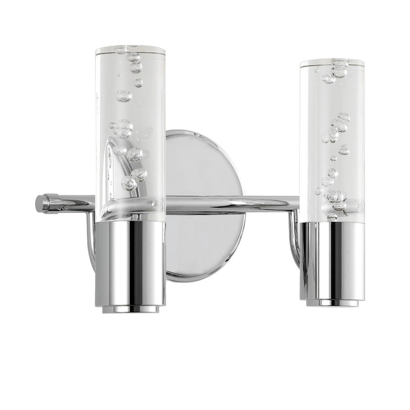 Bolha Minimalist Modern Bubble Acrylic/Iron Integrated LED Vanity Light - JONATHAN Y