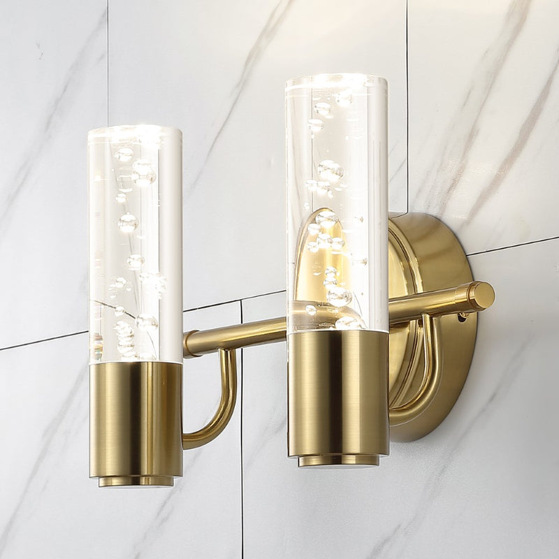 Bolha Minimalist Modern Bubble Acrylic/Iron Integrated LED Vanity Light