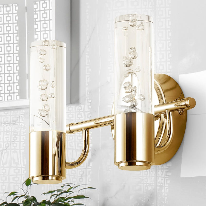 Bolha Minimalist Modern Bubble Acrylic/Iron Integrated LED Vanity Light