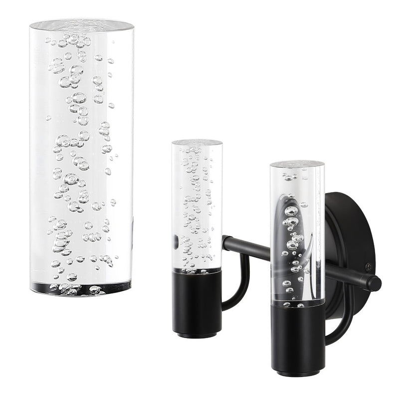 Bolha Minimalist Modern Bubble Acrylic/Iron Integrated LED Vanity Light