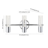 Bolha Minimalist Modern Bubble Acrylic/Iron Integrated LED Vanity Light