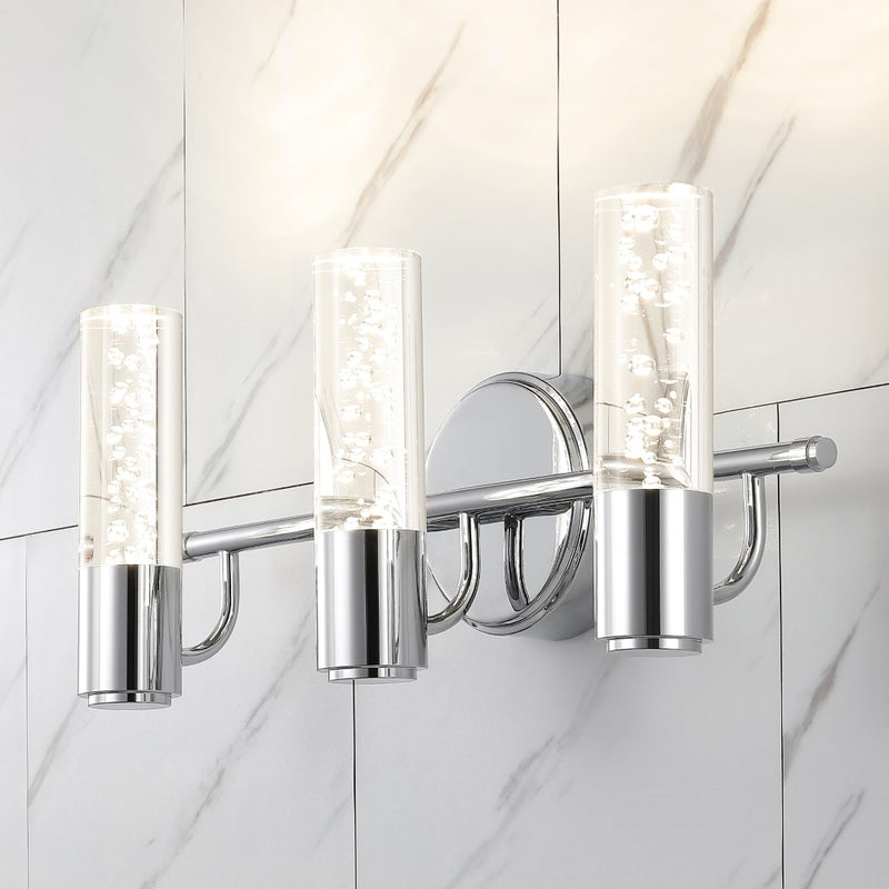 Bolha Minimalist Modern Bubble Acrylic/Iron Integrated LED Vanity Light