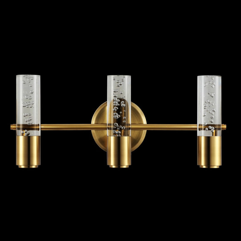 Bolha Minimalist Modern Bubble Acrylic/Iron Integrated LED Vanity Light