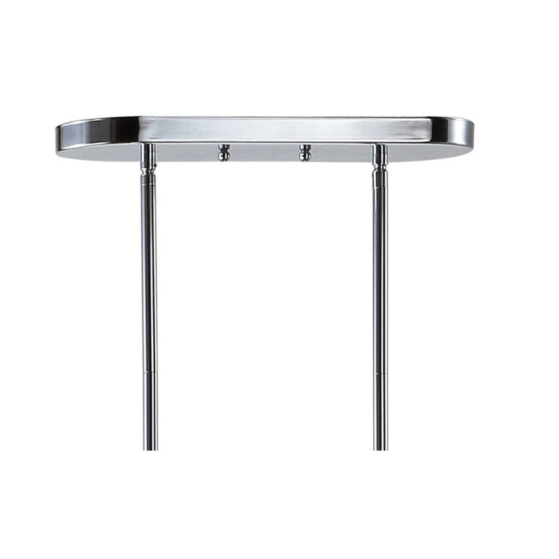 Doris 41" Linear Metal/Crystal LED Pendant - JONATHAN Y