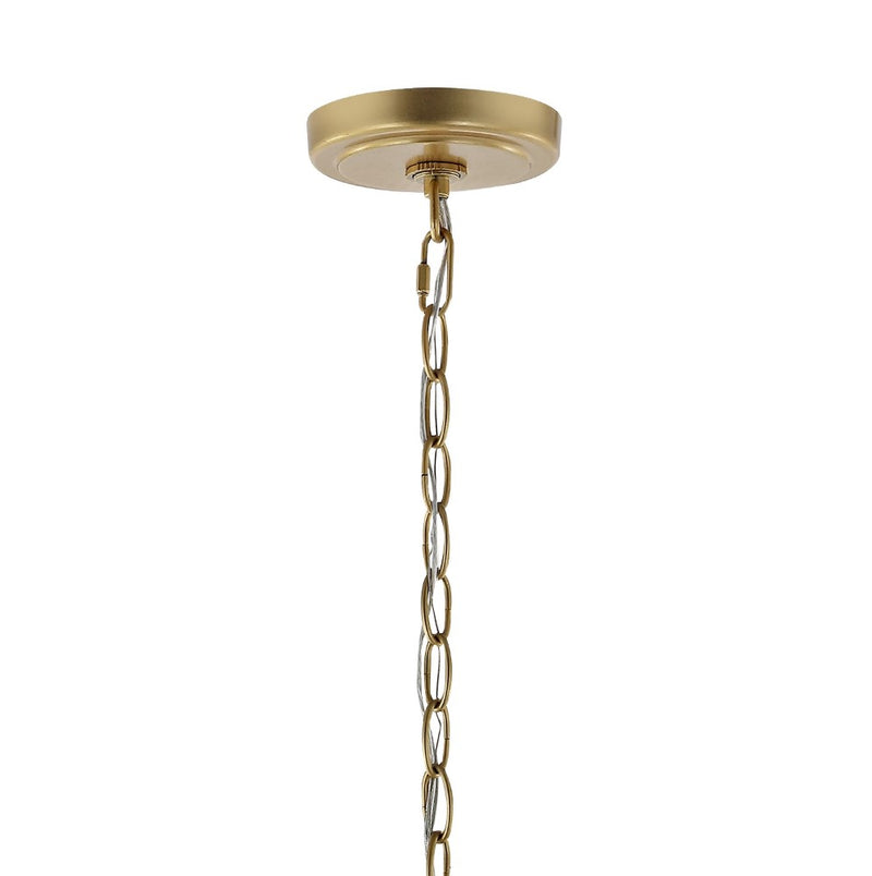 Ruth 11" Traditional Classic Lantern Metal/Glass LED Pendant