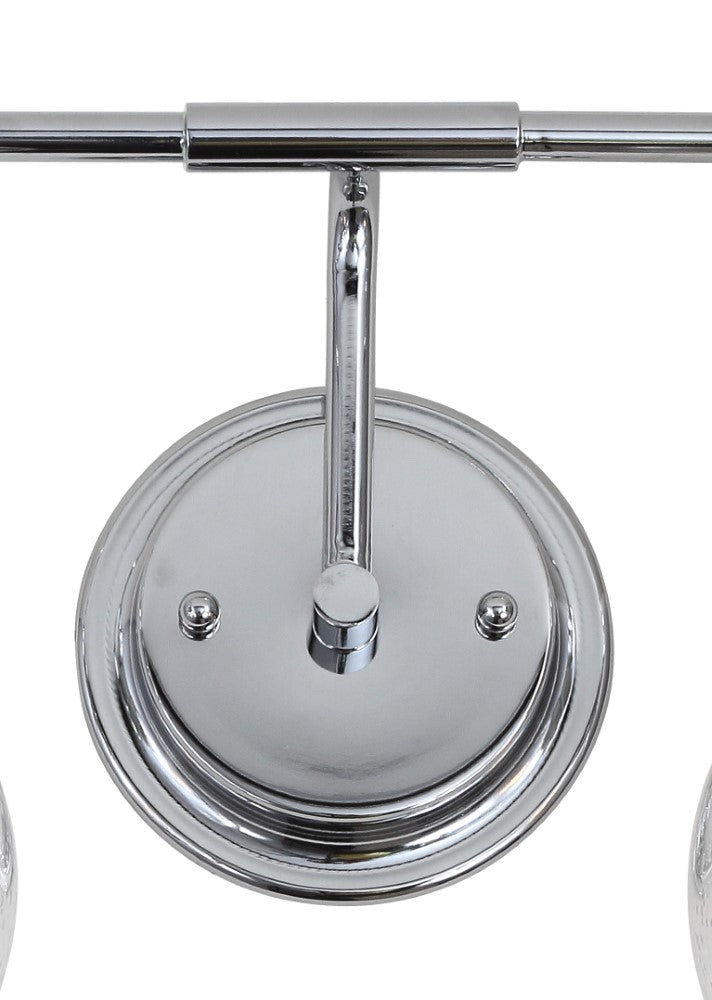 Shirley Metal/ Bubbled Glass Vanity Light