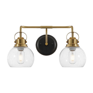 Shirley Metal/ Bubbled Glass Vanity Light