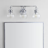 Shirley Metal/ Bubbled Glass Vanity Light
