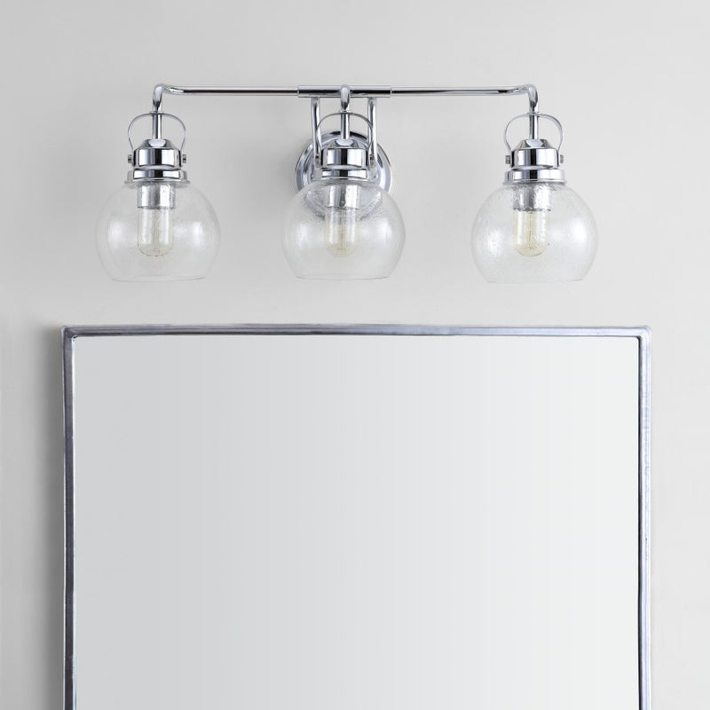 Shirley Metal/ Bubbled Glass Vanity Light