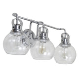 Shirley Metal/ Bubbled Glass Vanity Light