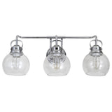 Shirley Metal/ Bubbled Glass Vanity Light