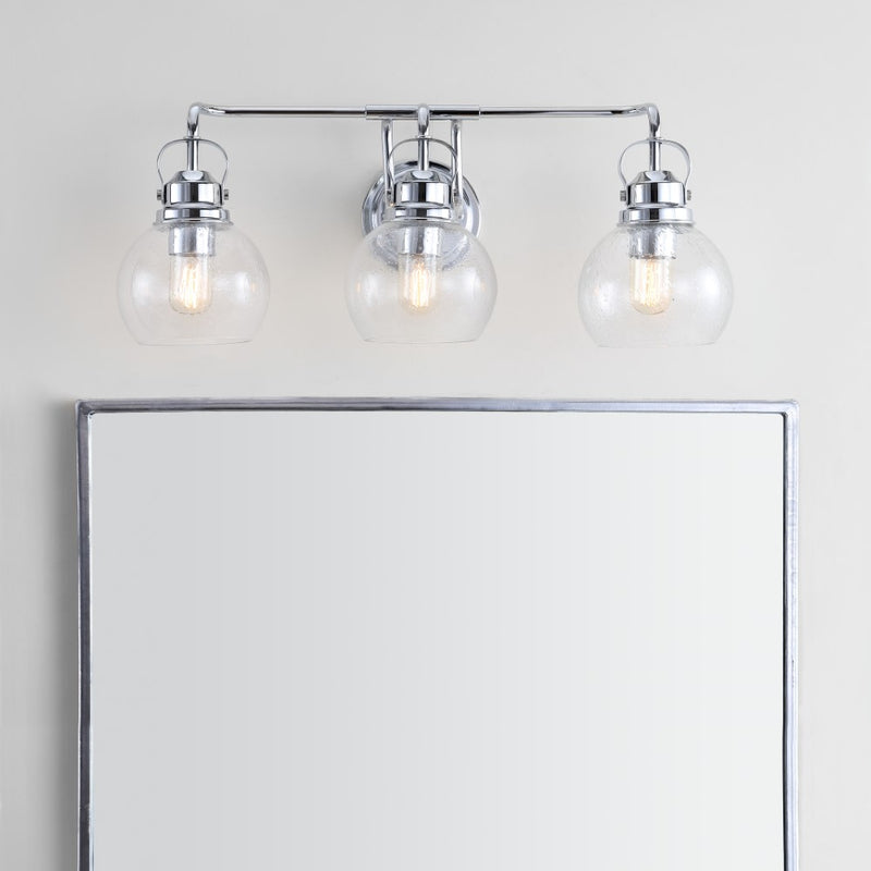 Shirley Metal/ Bubbled Glass Vanity Light