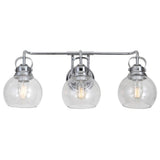 Shirley Metal/ Bubbled Glass Vanity Light