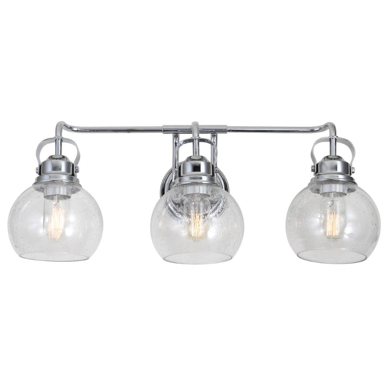 Shirley Metal/ Bubbled Glass Vanity Light