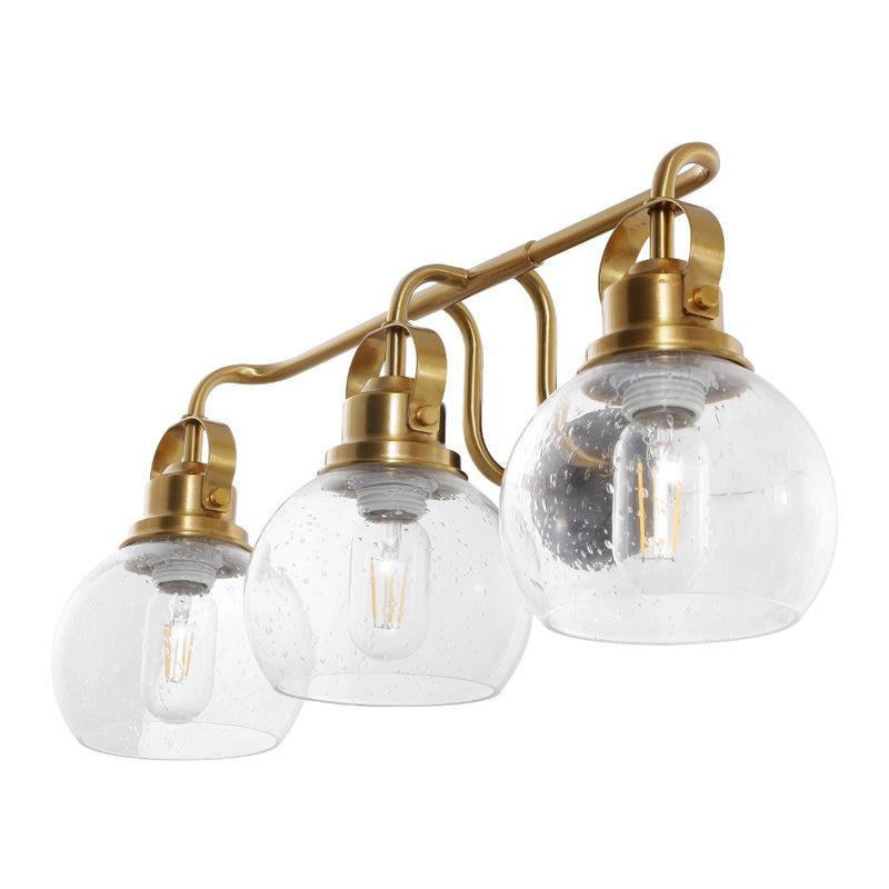 Shirley Metal/ Bubbled Glass Vanity Light