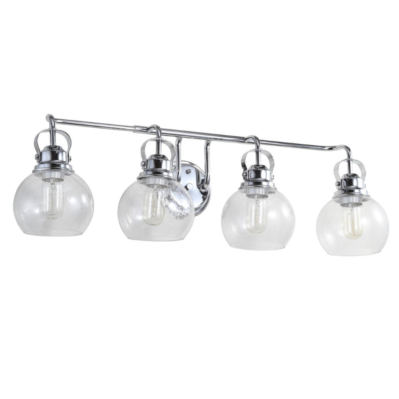 Shirley Metal/ Bubbled Glass Vanity Light