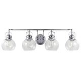 Shirley Metal/ Bubbled Glass Vanity Light