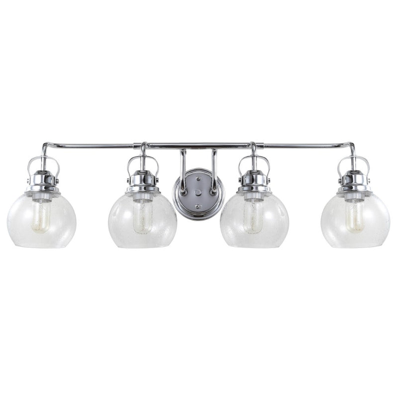 Shirley Metal/ Bubbled Glass Vanity Light