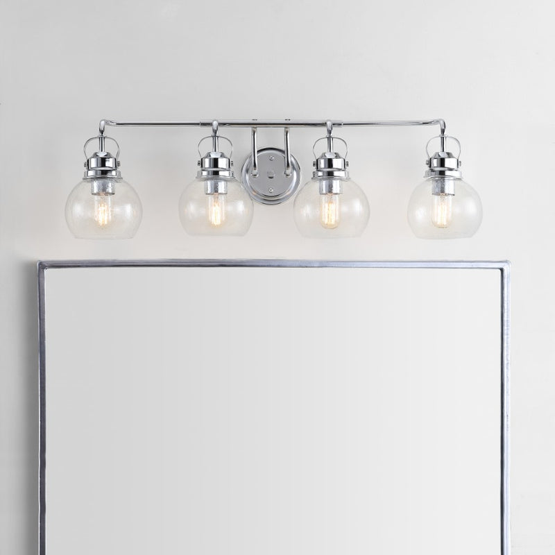 Shirley Metal/ Bubbled Glass Vanity Light