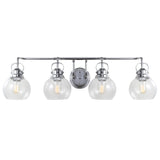 Shirley Metal/ Bubbled Glass Vanity Light