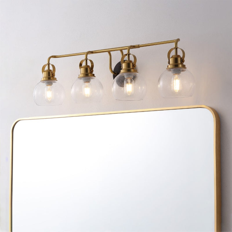 Shirley Metal/ Bubbled Glass Vanity Light