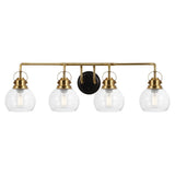 Shirley Metal/ Bubbled Glass Vanity Light