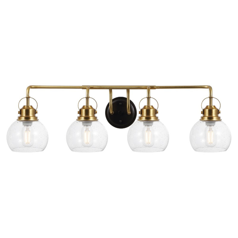 Shirley Metal/ Bubbled Glass Vanity Light