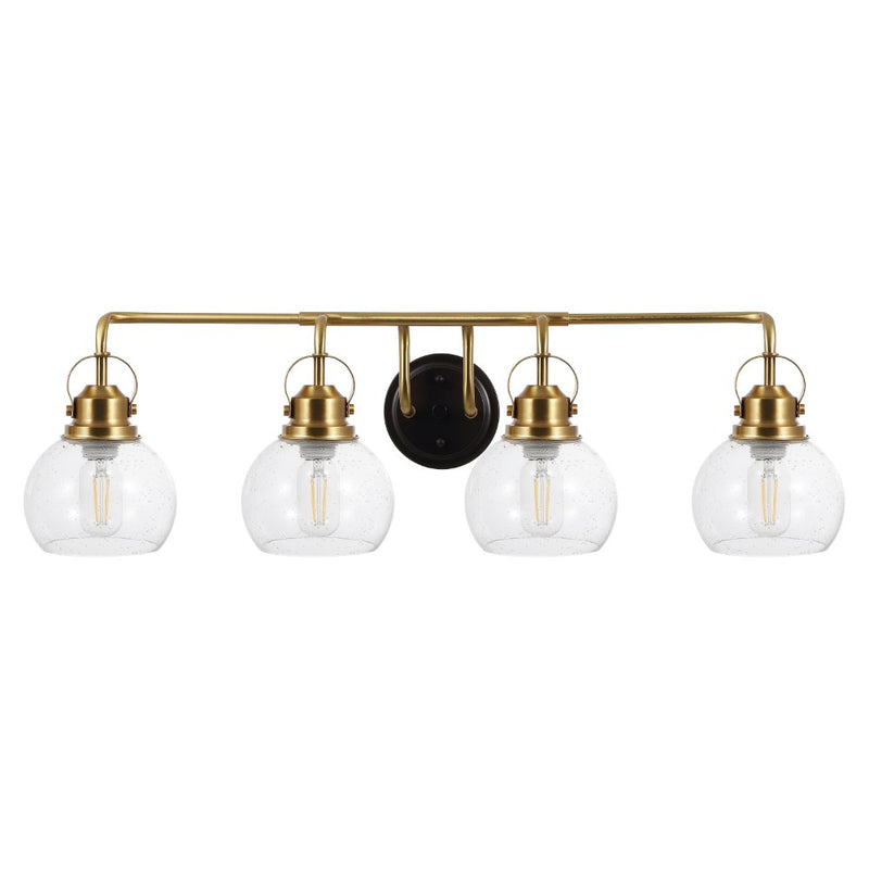 Shirley Metal/ Bubbled Glass Vanity Light