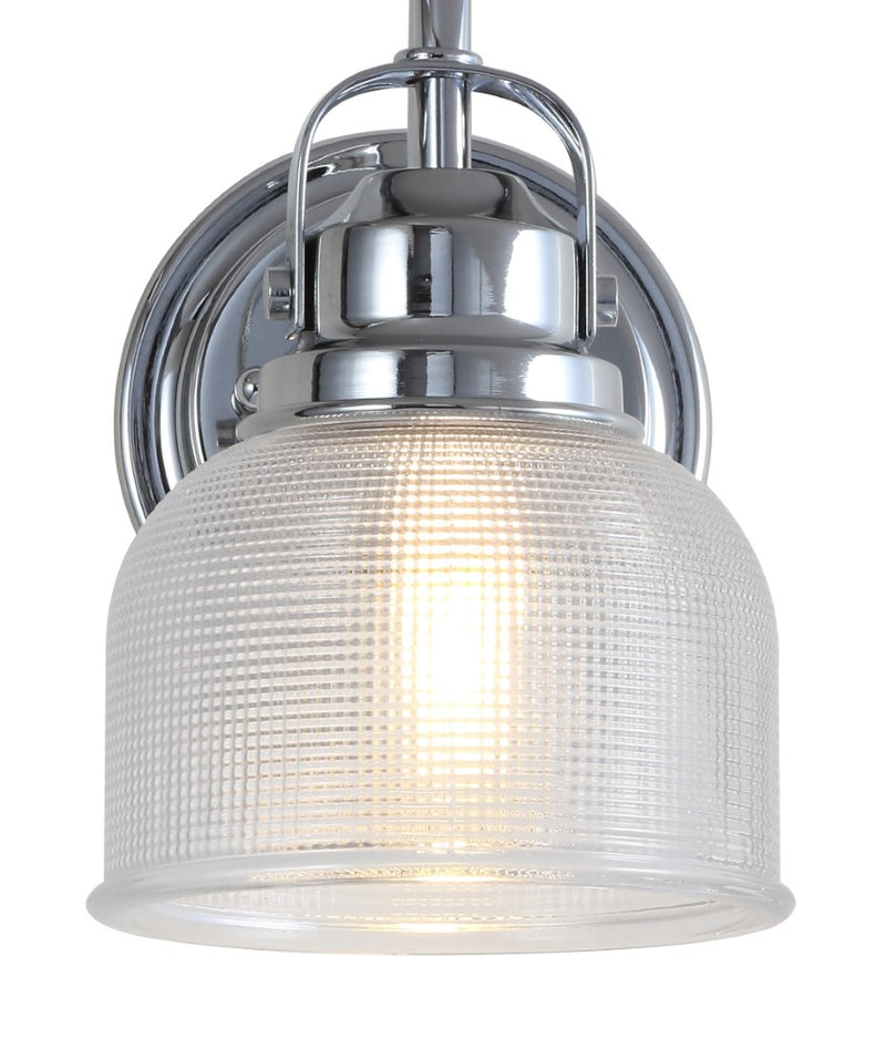 Virginia Metal/Glass LED Vanity Light - JONATHAN Y