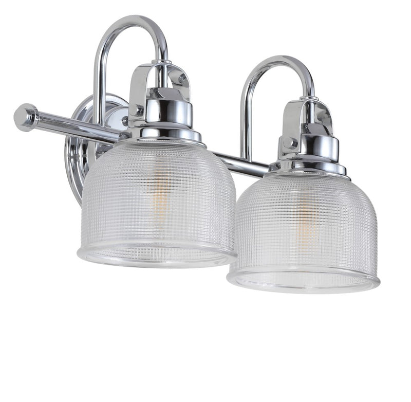 Virginia Metal/Glass LED Vanity Light - JONATHAN Y