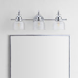 Virginia Metal/Glass LED Vanity Light - JONATHAN Y