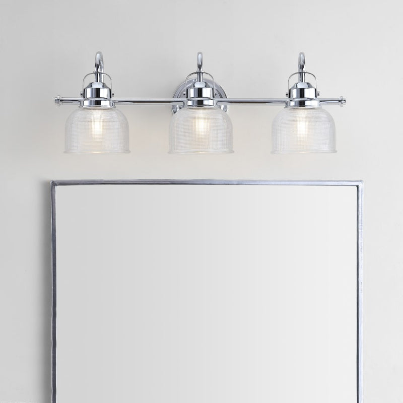 Virginia Metal/Glass LED Vanity Light - JONATHAN Y