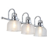 Virginia Metal/Glass LED Vanity Light - JONATHAN Y