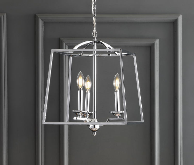 Gloria 14.5" Metal LED Pendant - JONATHAN Y