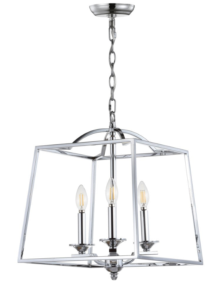 Gloria 14.5" Metal LED Pendant - JONATHAN Y
