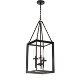 Anna 12" Metal/Glass LED Pendant - JONATHAN Y