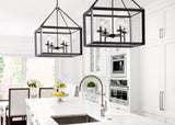 Anna 12" Metal/Glass LED Pendant - JONATHAN Y