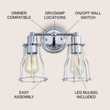 Evelyn Metal Vanity Light