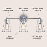 Evelyn Metal Vanity Light