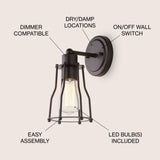 Evelyn Metal Vanity Light
