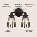 Evelyn Metal Vanity Light