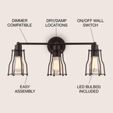 Evelyn Metal Vanity Light