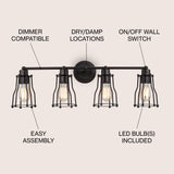 Evelyn Metal Vanity Light