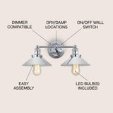 July Metal Shade Sconce