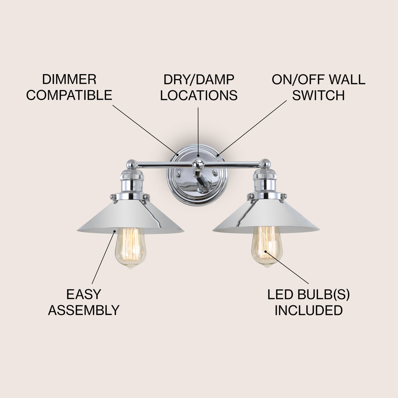 July Metal Shade Sconce