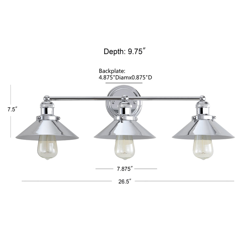 July Metal Shade Sconce - JONATHAN Y
