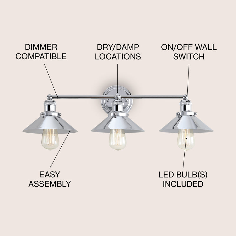 July Metal Shade Sconce