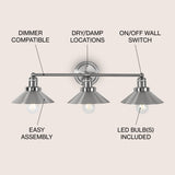 July Metal Shade Sconce